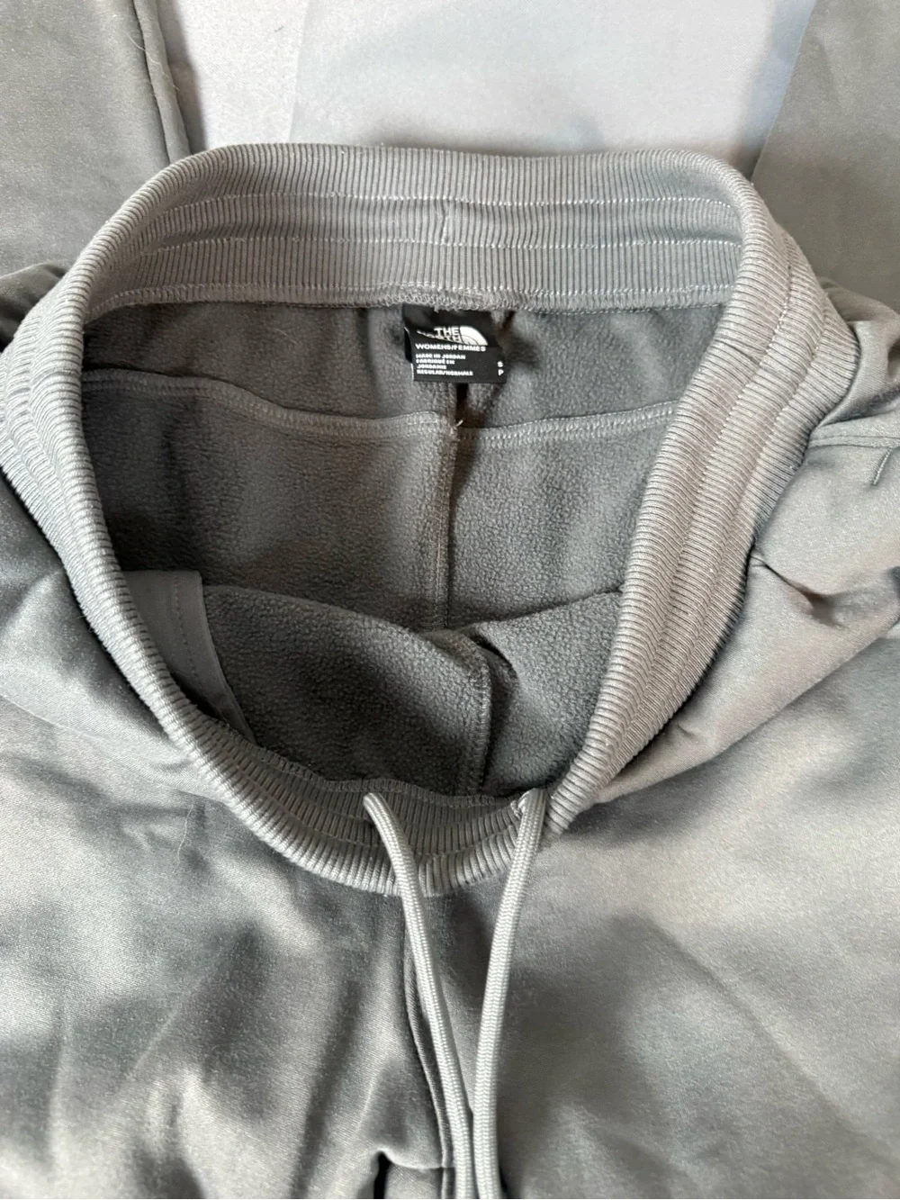 The North Face Gray Jogger Pants with Drawstring Waist